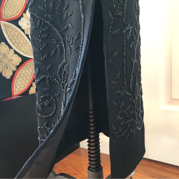 1960’s BANFF Beaded Wool Maxi Dress - Picture 4 of 10